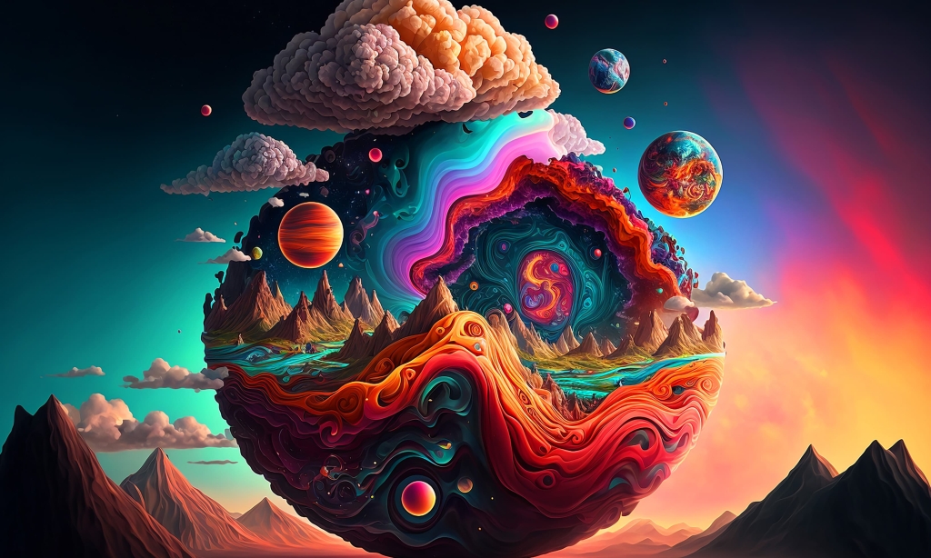 Image showing AI generated art
