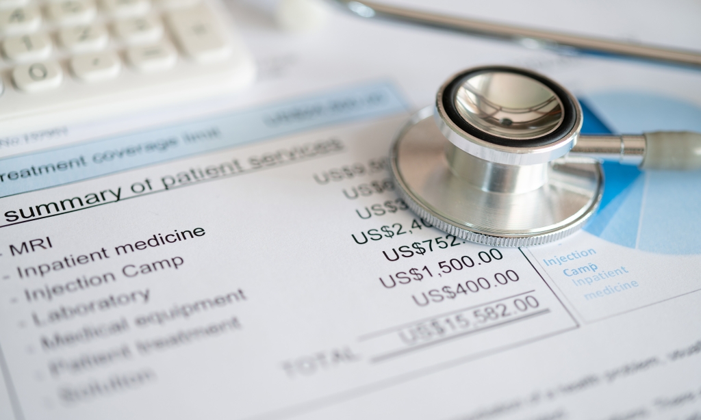 Image of a medical bill
